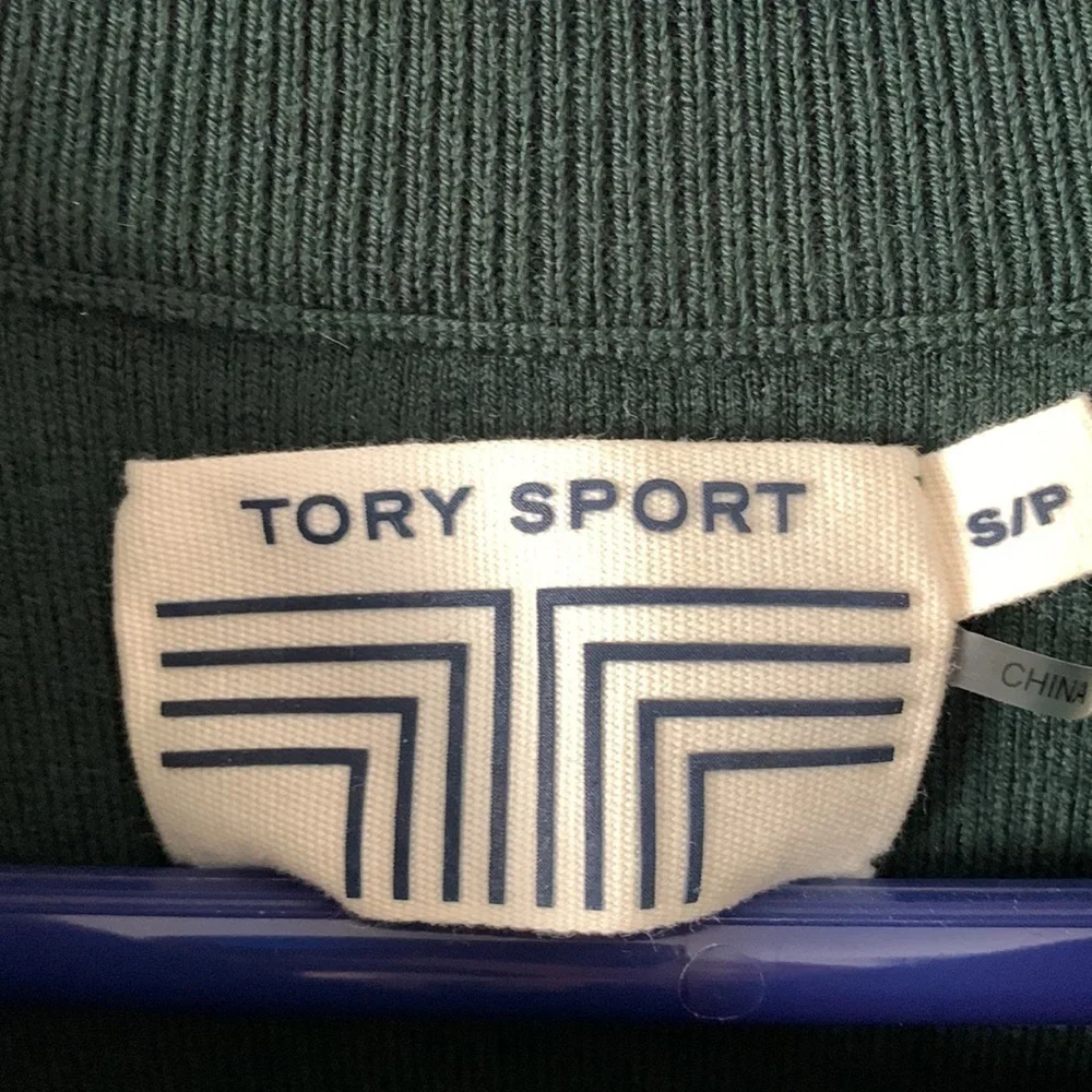 Tory Burch Sport Performance Double Stripe Cashmere Sweater Dress